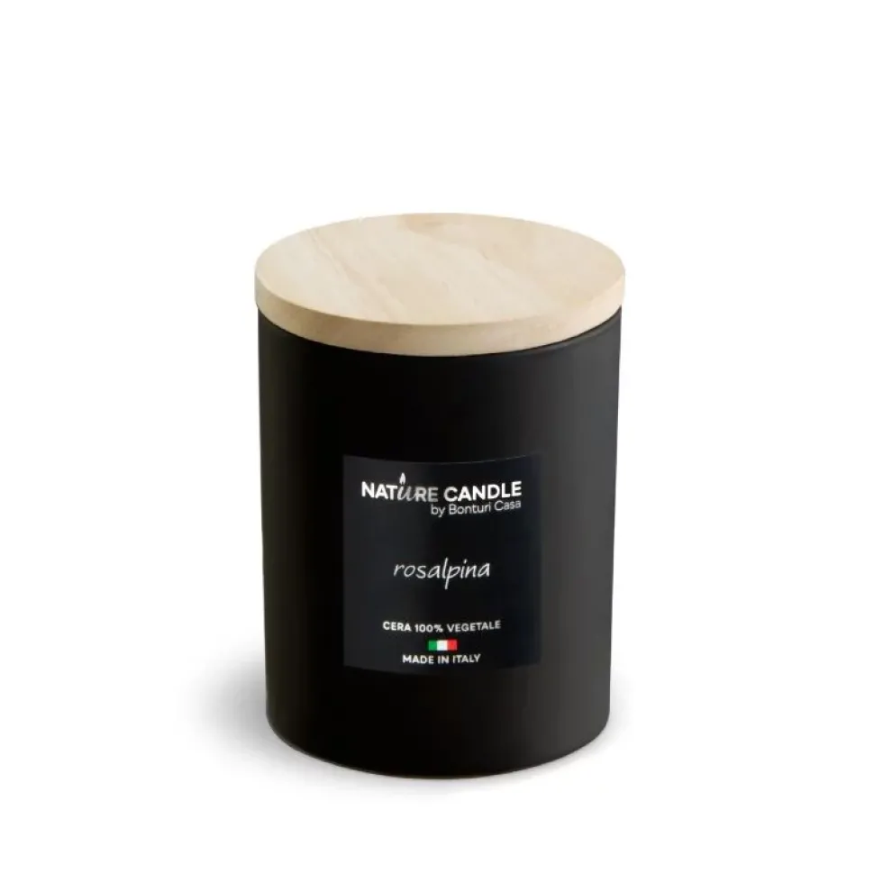 Candela profumata naturali Rosalpina 200 gr - collezione Dolomiti