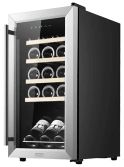Cantinetta Cecotec 00121 GRAND SOMMELIER 1550 Inox e Black