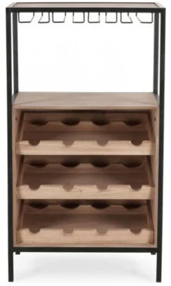 Cantinetta Yes Everyday 0747294 ISAAC 12 posti Nero e Naturale