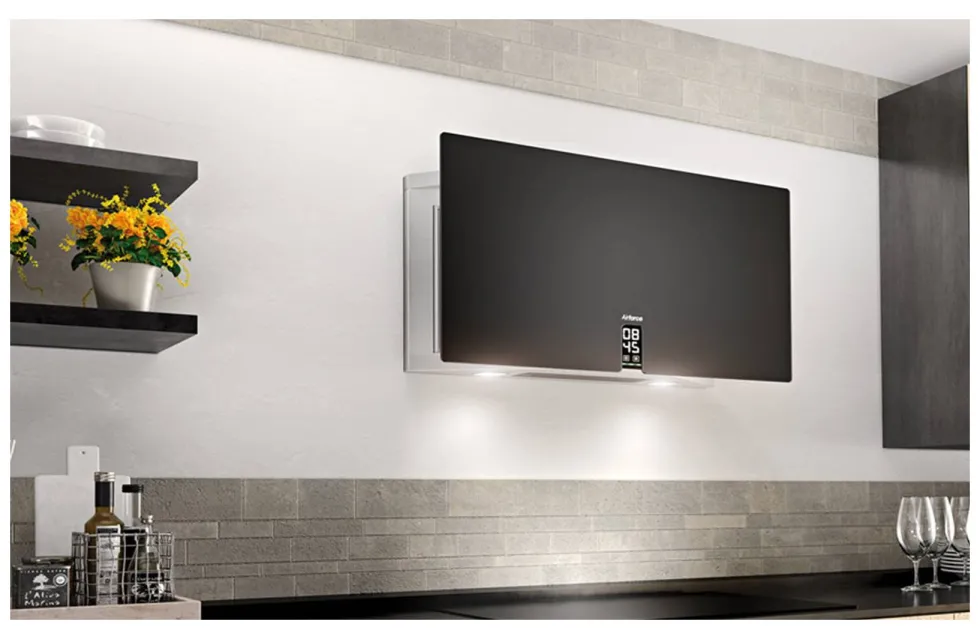 Cappa Airforce CCINTIME9510 IN TIME Nero e Inox