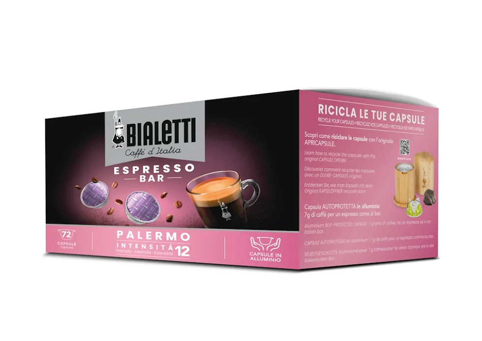 Capsule caffè Bialetti Palermo multipack 72pz