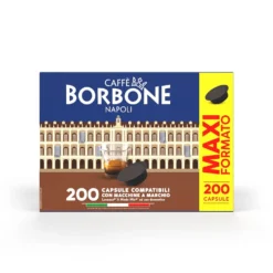 Capsule caffè Borbone AMSNERADECISA4X50N Decisa per Lavazza a modo mio