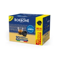 Capsule caffè Borbone DGBBLUNOBILE80+10N Nobile per Dolce Gusto