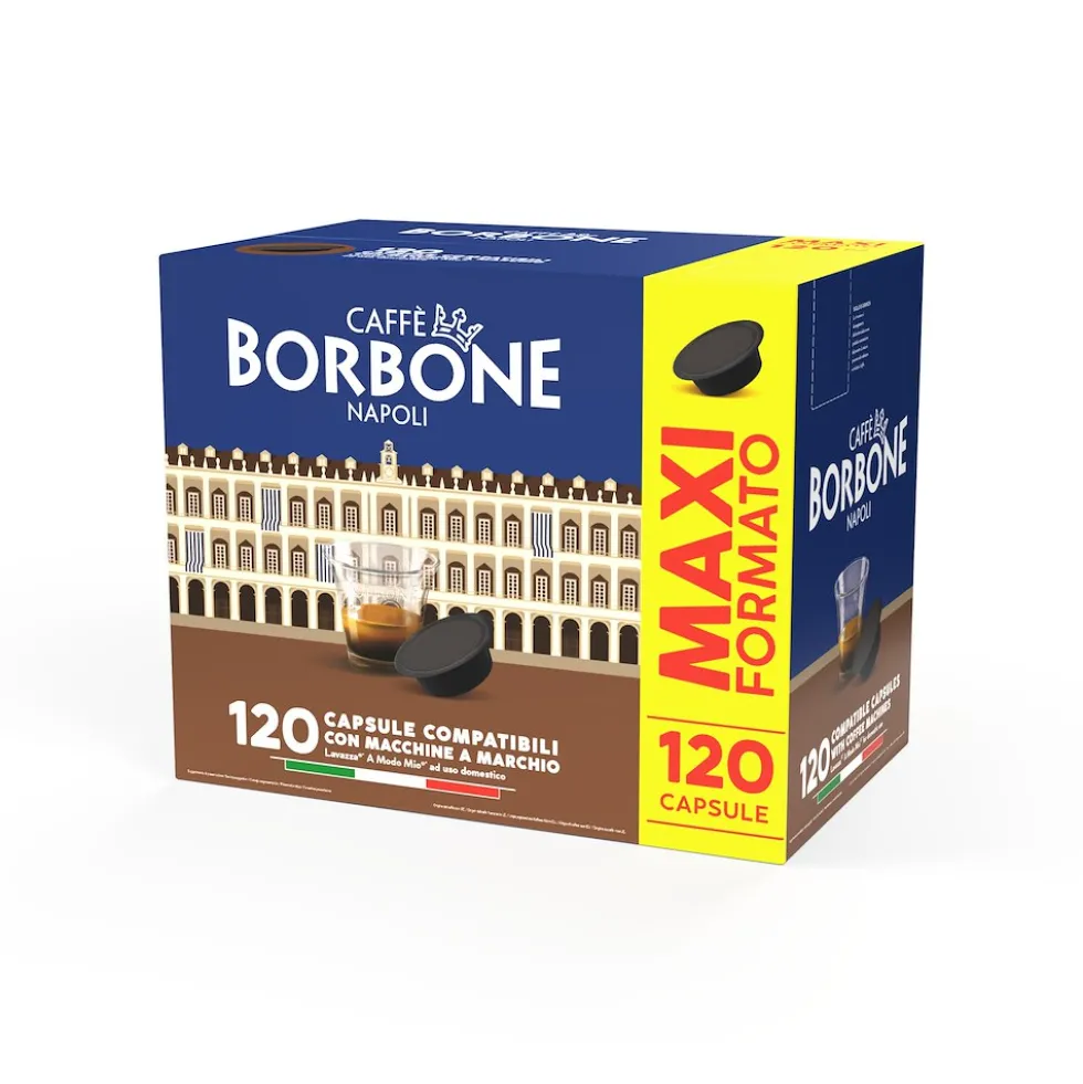 Capsule caffè Borbone Nobile per Lavazza a Modo Mio, 120 pz