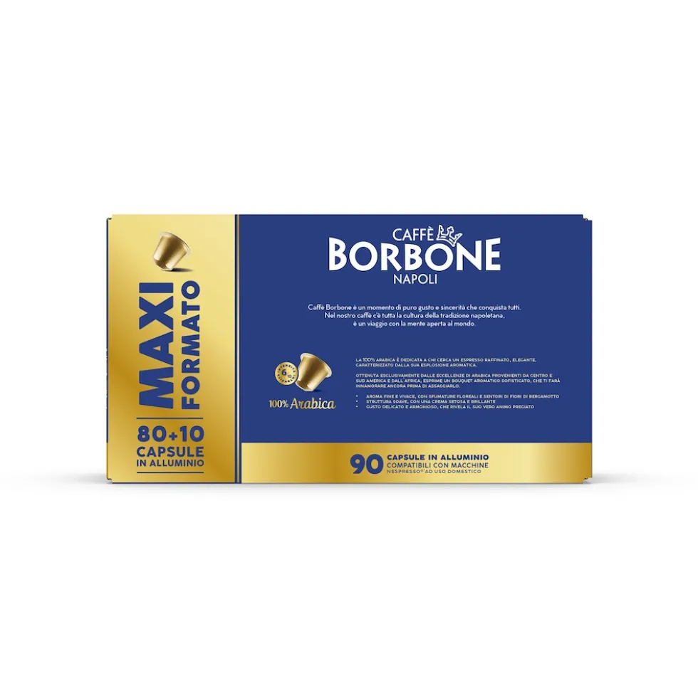 Capsule caffè Borbone REBARABICA80+10N 100% Arabica
