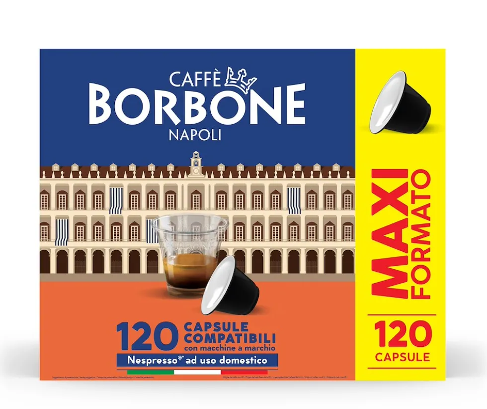 Capsule caffè Borbone Rebnradecisa120pz compatibili Nespresso - Miscela Decisa