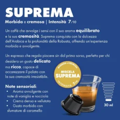 Capsule caffè Borbone Suprema DGBOROSUPREMA80+10N compatibili Dolce Gusto