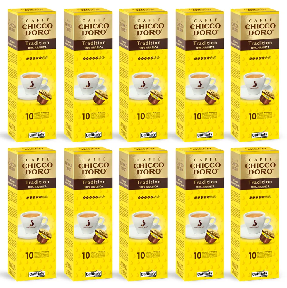 100 Capsule Caffitaly System Caffè Tradition 100% Arabica