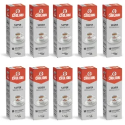 100 Capsule Caffitaly System Cagliari Silver