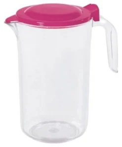 Caraffa Cosmoplast 408 OLIMPIA base antiscivolo con coperchio Assortit