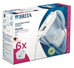 Caraffa filtrante Brita 1051474 MARELLA Kit con 6 filtri Maxtra Pro Bi