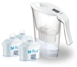 Caraffa filtrante Laica J9082 3000 SERIES Carmen Kit con 3 filtri Bi F