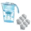 Caraffa filtrante Laica J996010 STREAM Kit con 6 filtri Bi Flux Assort