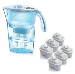 Caraffa filtrante Laica J996010 STREAM Kit con 6 filtri Bi Flux Assort