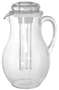 Caraffa Ilsa 2502000 CRYSTAL con coperchio e rinfrescatore Trasparente