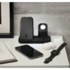 Caricabatterie Cellular Line WIRELESS3IN1IPHK TRIO CHARGER 3In1 Black
