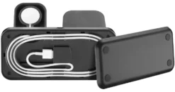 Caricabatterie Cellular Line WIRELESS3IN1IPHK TRIO CHARGER 3In1 Black