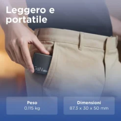Caricabatterie Dual USB-C 65W GaN Lenovo G0A6065BEU per laptop, cel e tablet