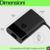 Caricabatterie HP USB-C 65W compatto per viaggi