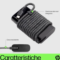 Caricabatterie HP USB-C 65W compatto per viaggi