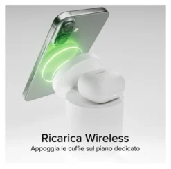 Caricabatterie Sbs TEWIRMAGFOLD2IN1 MAGNETIC Power Dock 2in1 Qi White