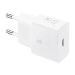 Caricabatterie Type C Bianco Gan 25W (No Cavo) Samsung