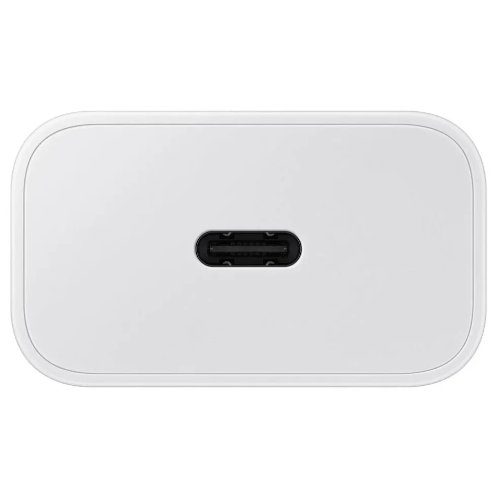 Caricabatterie Type C Bianco Gan 25W (No Cavo) Samsung