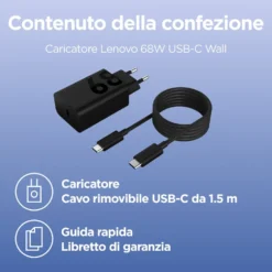 Caricabatterie USB-C da 68W Lenovo ZG38C05739 per tablet