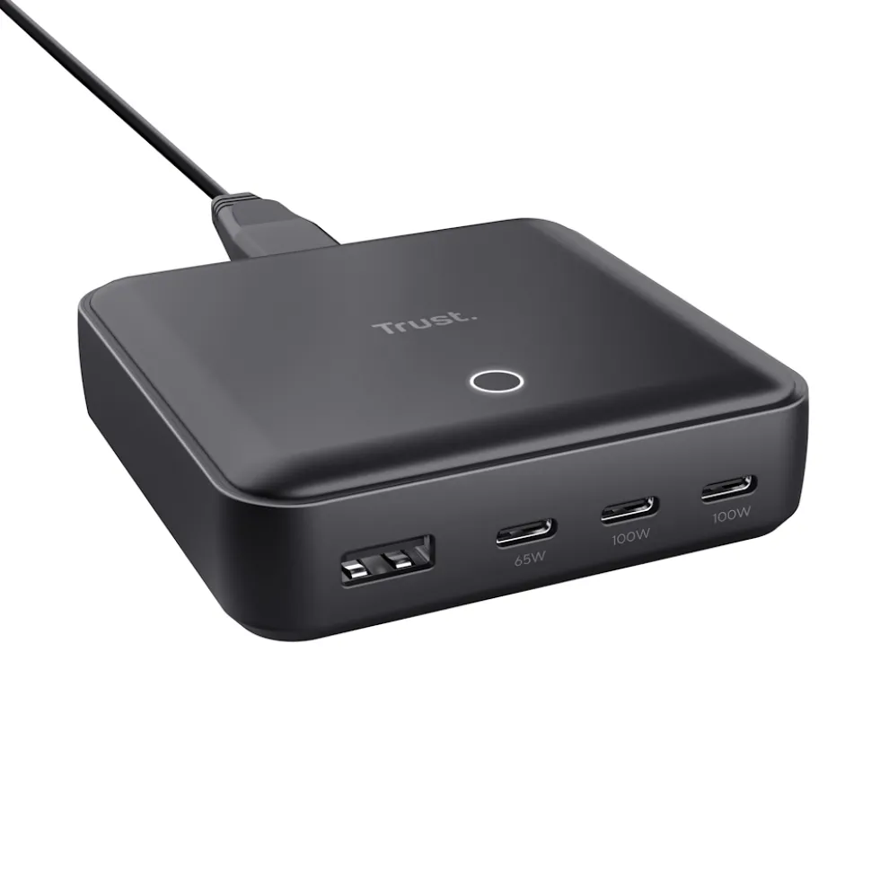 Caricatore da tavolo Trust Maxo 25242 100W con 4 porte USB