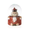 Carillon/palla di neve carica a molla in poliresina 10 x 9 x h 14 cm - Carillon