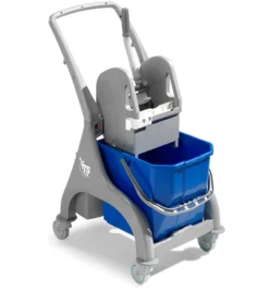 Carrello Nick grigio da 15 Lt. con manico a U