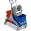 Carrello per pulizie professionali Nick grigio 30 lt con maniglione ad ombrello