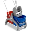 Carrello professionale per le pulizie Nick grigio 50 lt con maniglia reversibile