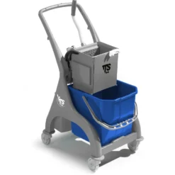 Carrello professionale per le pulizie Nick grigio 25 lt con strizzatore O-Key e maniglia U