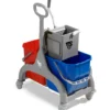 Carrello professionale per le pulizie Nick verde 25lt con strizzatore Dry