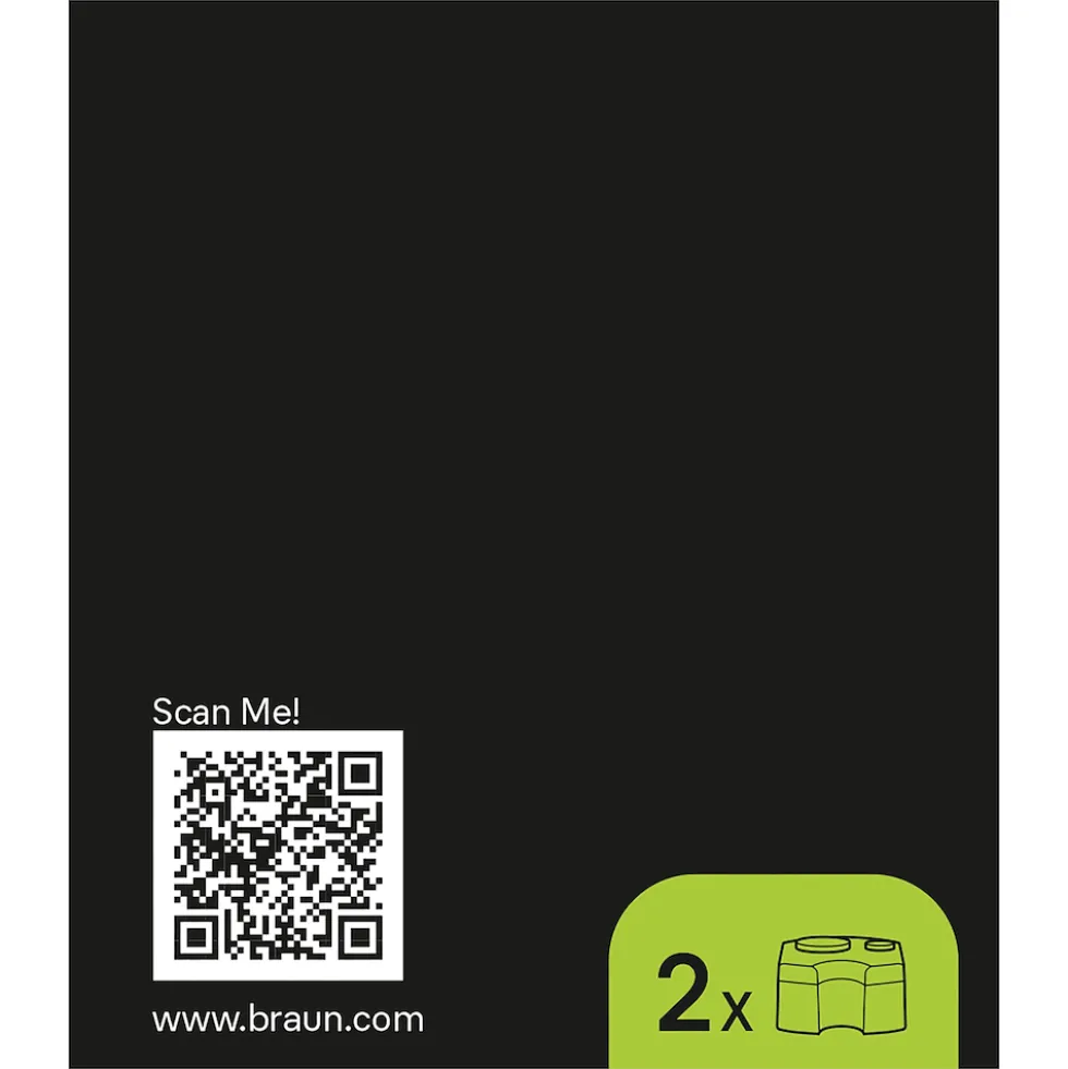 Cartucce di ricarica Braun CCR2 per stazione SmartCare, 2 pezzi
