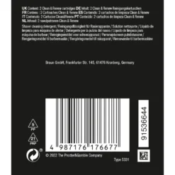Cartucce di ricarica Braun CCR2 per stazione SmartCare, 2 pezzi