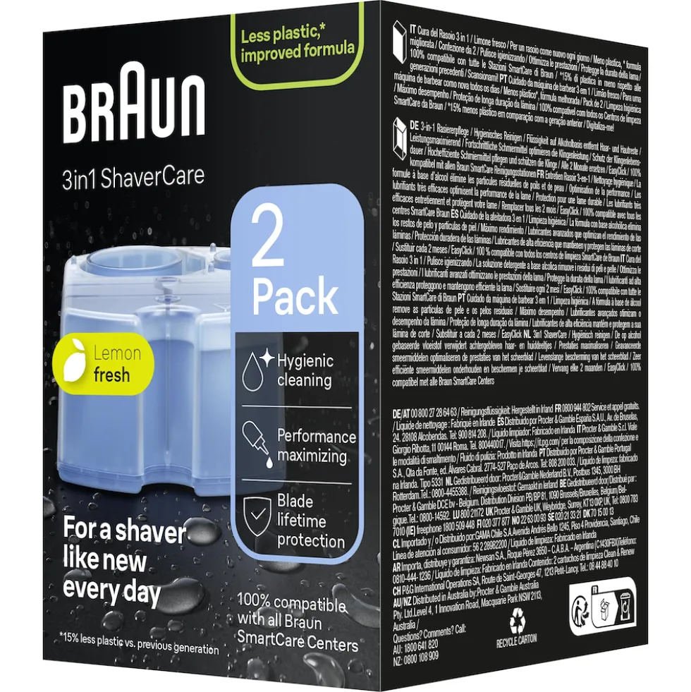 Cartucce di ricarica Braun CCR2 per stazione SmartCare, 2 pezzi