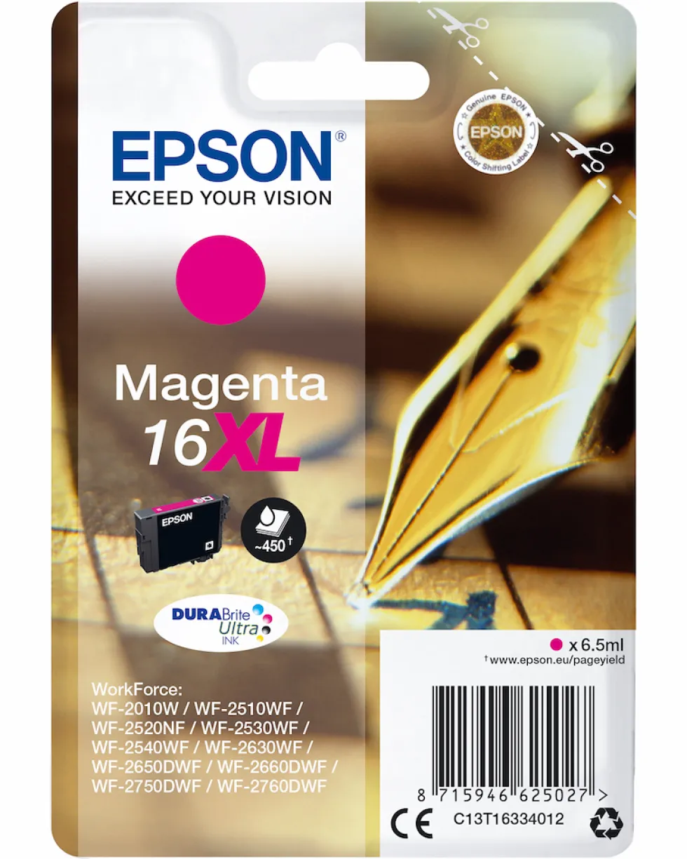 Cartuccia d'inchiostro Epson T1633 Magenta per WorkForce
