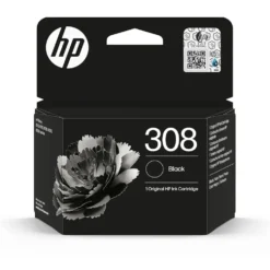 Cartuccia d'inchiostro nero HP 308 originale