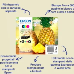 Cartuccia inchiostro Epson 604 Ananas Nera Std C13T10G14020
