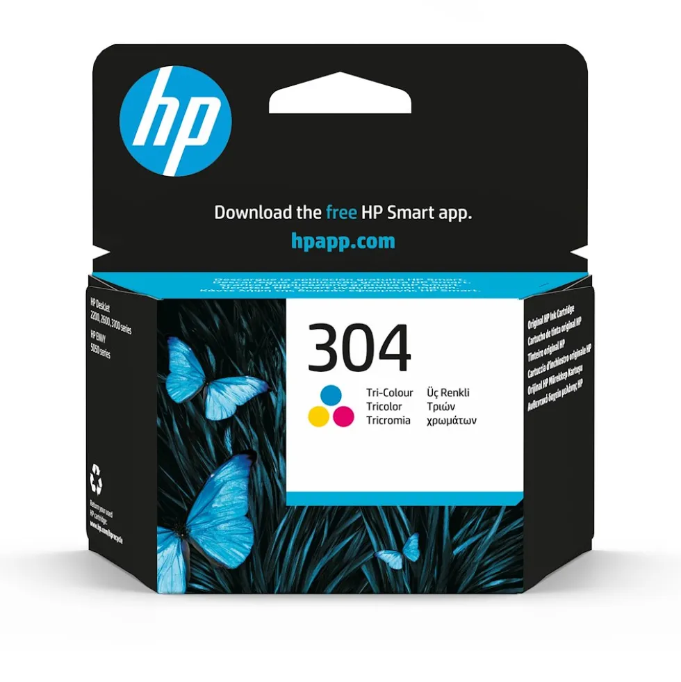 Cartuccia inchiostro HP 304 Tricromia N9K05AEBL