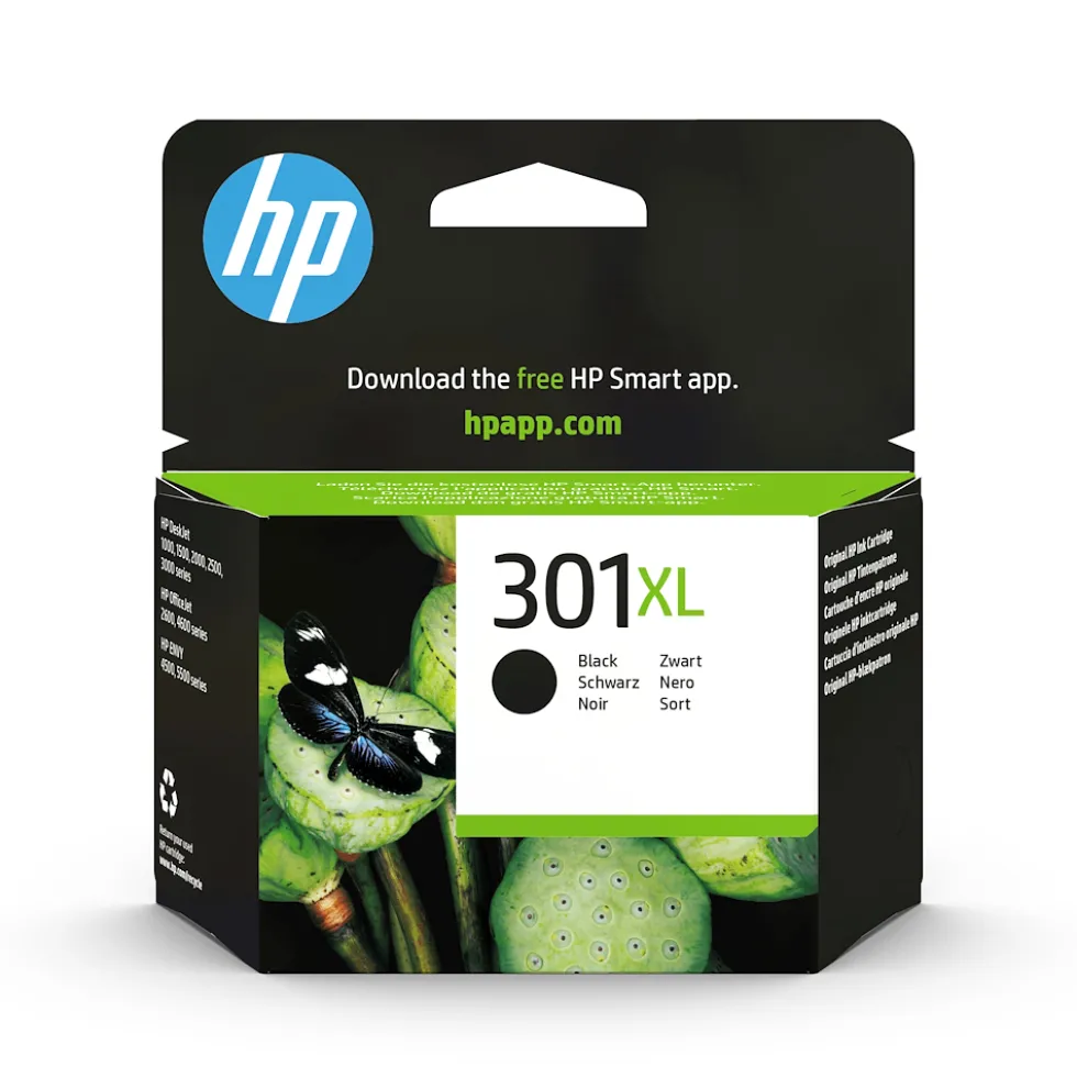Cartuccia inchiostro HP 301XL CH563EE, alta capacità, nero
