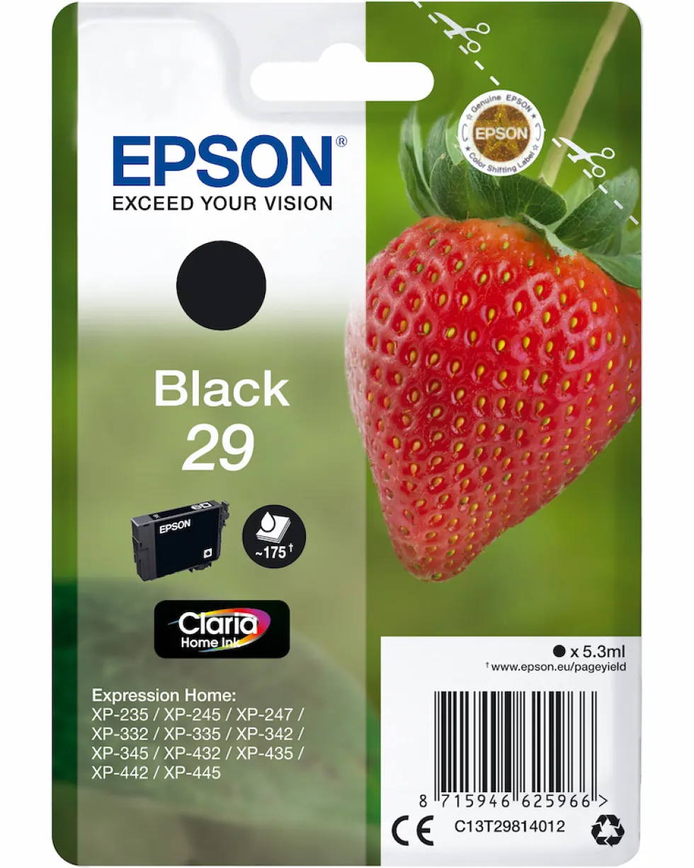 Cartuccia inchiostro nero Epson T2981 per Expression Home XP