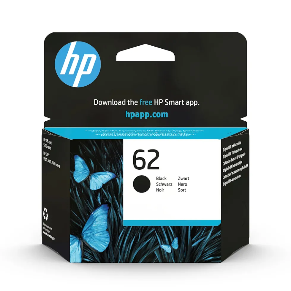 Cartuccia inchiostro originale HP 62 nero
