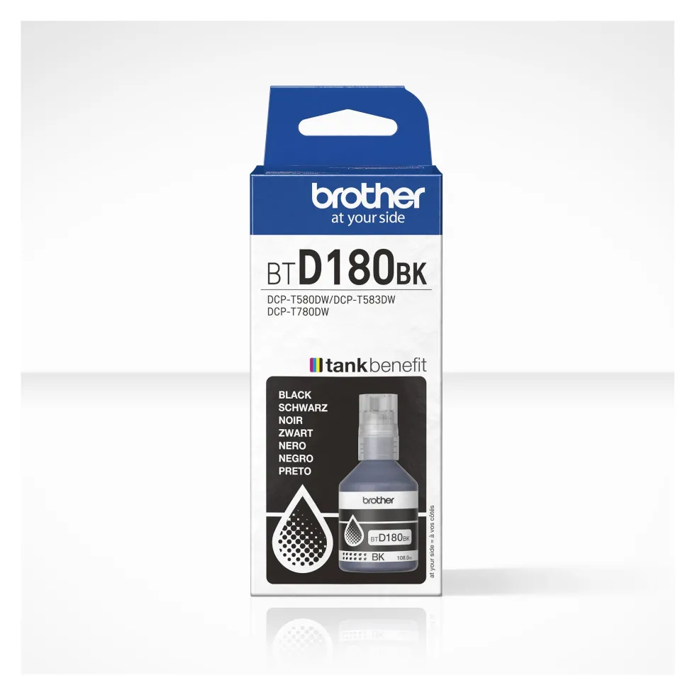 Cartuccia stampante Brother BTD180BK TANKBENEFIT