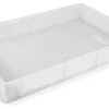 Cassetta Giganplast 1885 HD SERVICE sovrapponibile per alimenti Bianco