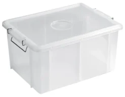 Cassetta Giganplast 1900M3 BI BOX con coperchio Bianco