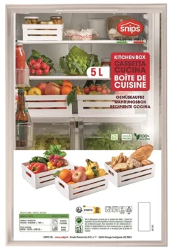 Cassetta multiuso Snips 000908 STORAGE BOX impilabile Bianco