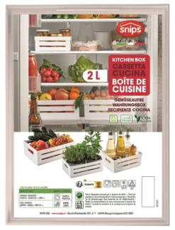 Cassetta multiuso Snips 000909 STORAGE BOX impilabile Bianco
